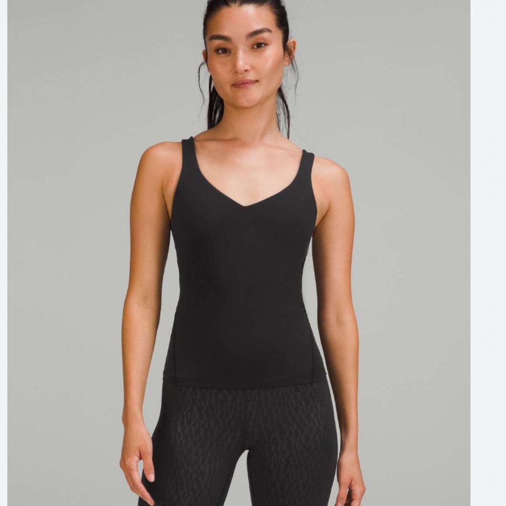Like New Black Lululemon Waist Length Align Tank